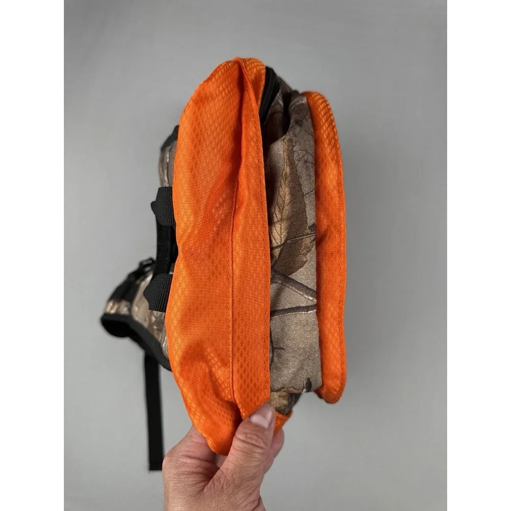 Realtree Camo Backpack Blaze Orange Hunting Day Pack Outdoor Hiking